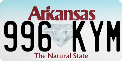 AR license plate 996KYM