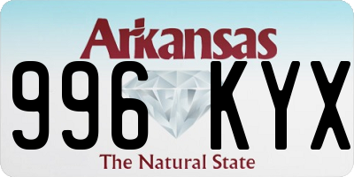 AR license plate 996KYX