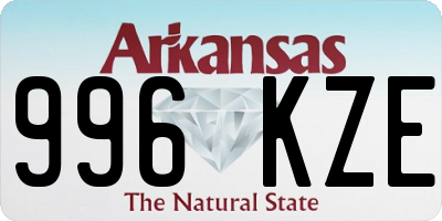 AR license plate 996KZE