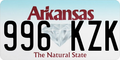 AR license plate 996KZK
