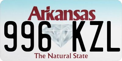 AR license plate 996KZL