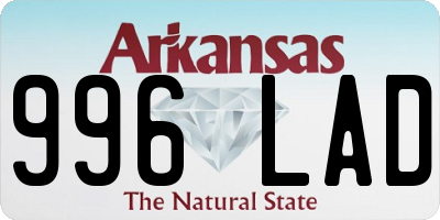 AR license plate 996LAD