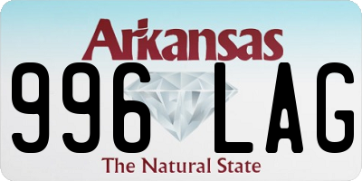 AR license plate 996LAG