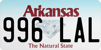 AR license plate 996LAL