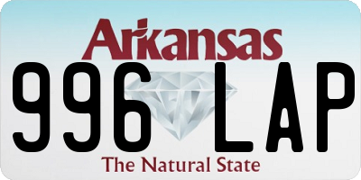 AR license plate 996LAP