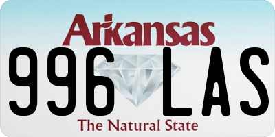 AR license plate 996LAS