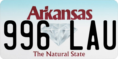AR license plate 996LAU