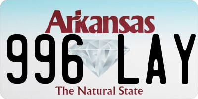AR license plate 996LAY