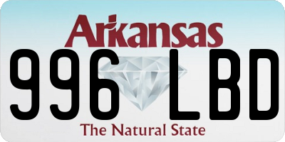 AR license plate 996LBD