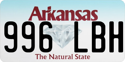 AR license plate 996LBH