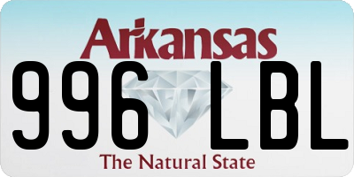 AR license plate 996LBL