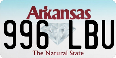 AR license plate 996LBU