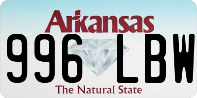 AR license plate 996LBW