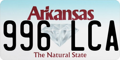 AR license plate 996LCA