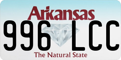 AR license plate 996LCC