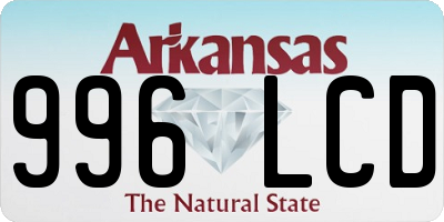 AR license plate 996LCD