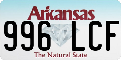 AR license plate 996LCF