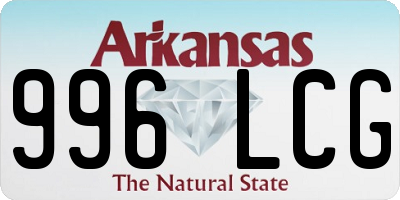 AR license plate 996LCG