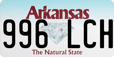 AR license plate 996LCH