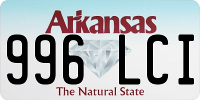 AR license plate 996LCI