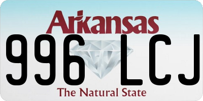 AR license plate 996LCJ