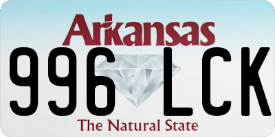 AR license plate 996LCK