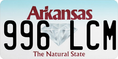 AR license plate 996LCM
