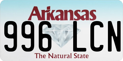 AR license plate 996LCN