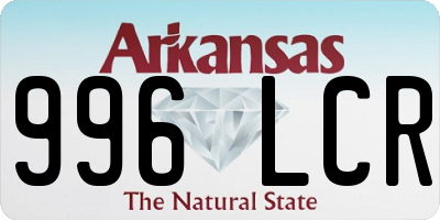 AR license plate 996LCR