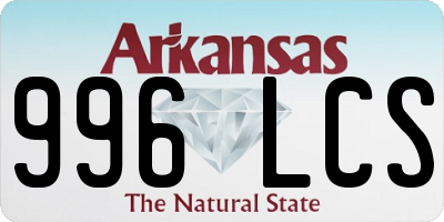 AR license plate 996LCS