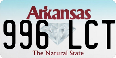 AR license plate 996LCT