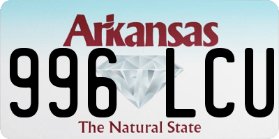 AR license plate 996LCU