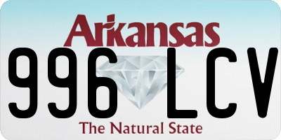 AR license plate 996LCV