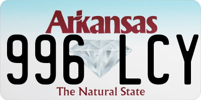 AR license plate 996LCY