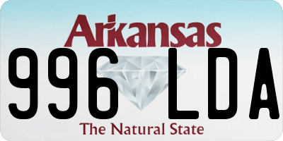 AR license plate 996LDA