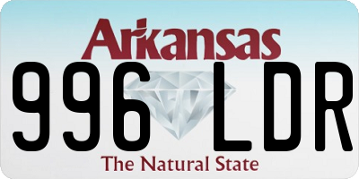 AR license plate 996LDR