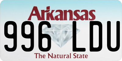 AR license plate 996LDU