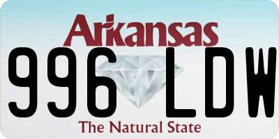 AR license plate 996LDW