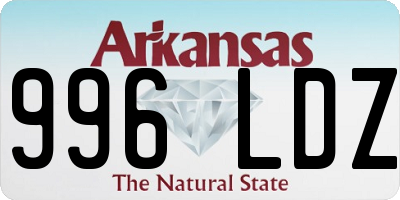 AR license plate 996LDZ