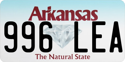 AR license plate 996LEA