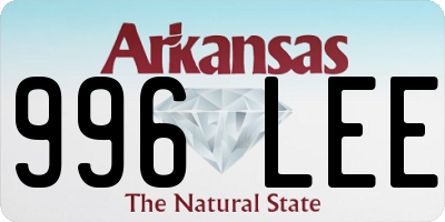 AR license plate 996LEE