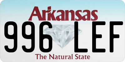 AR license plate 996LEF