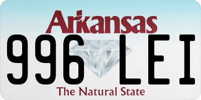 AR license plate 996LEI