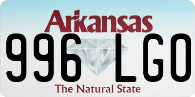 AR license plate 996LGO