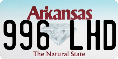 AR license plate 996LHD