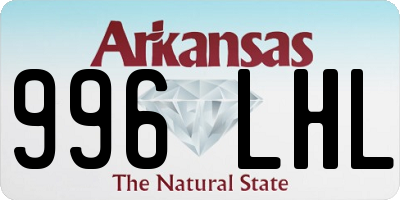 AR license plate 996LHL