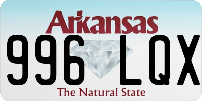 AR license plate 996LQX