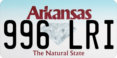 AR license plate 996LRI