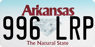 AR license plate 996LRP