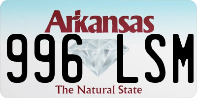 AR license plate 996LSM
